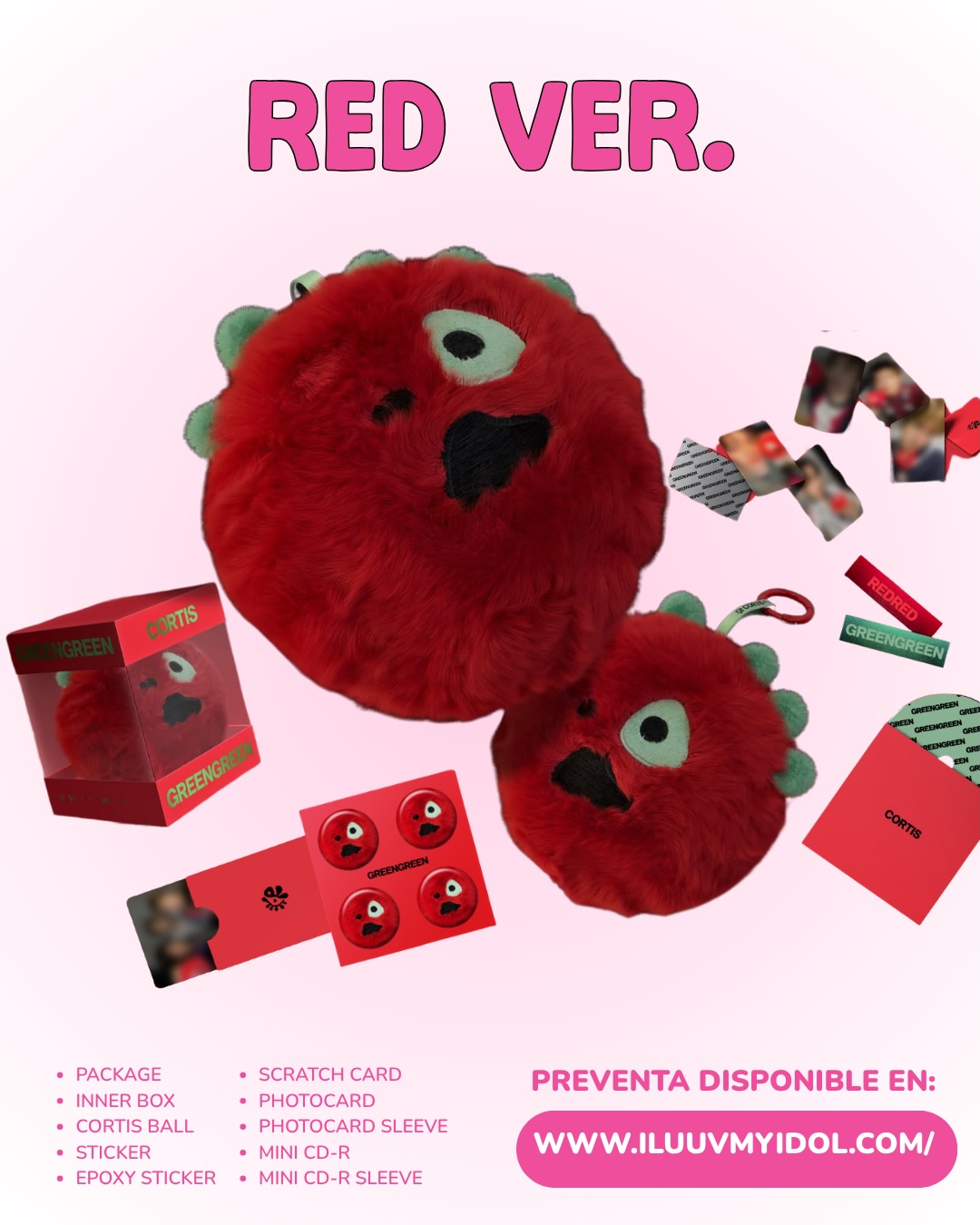 🩷PREVENTA ACTIVA: CORTIS [GREENGREEN] (CORTIS BALL Ver