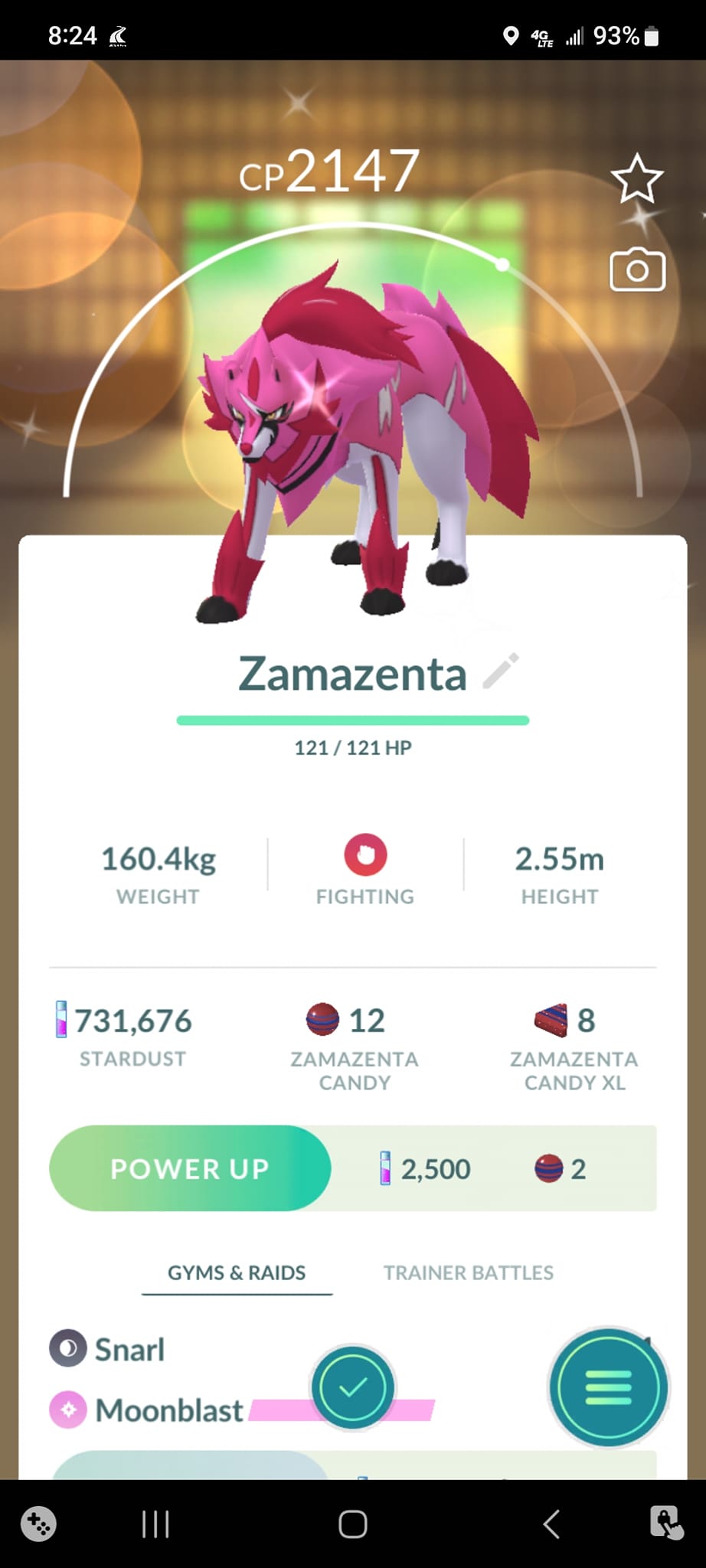 Caught shiny Espurr in Pokémon Go