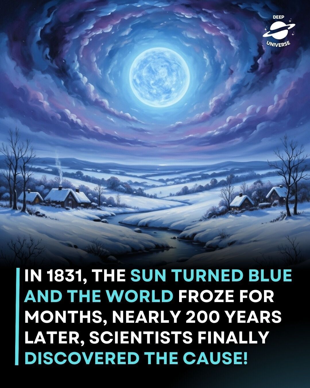 Deep - In 1831, the world experienced one of the strangest and most ...
