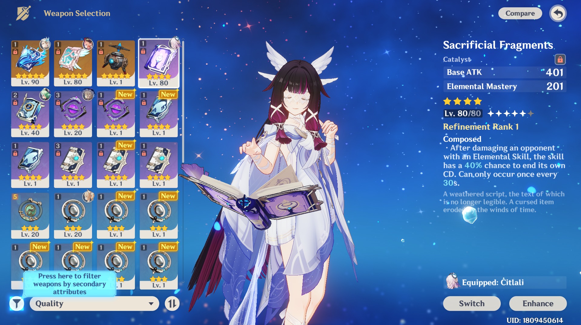 Genshin Impact Philippines | weapon reco for bina | Facebook