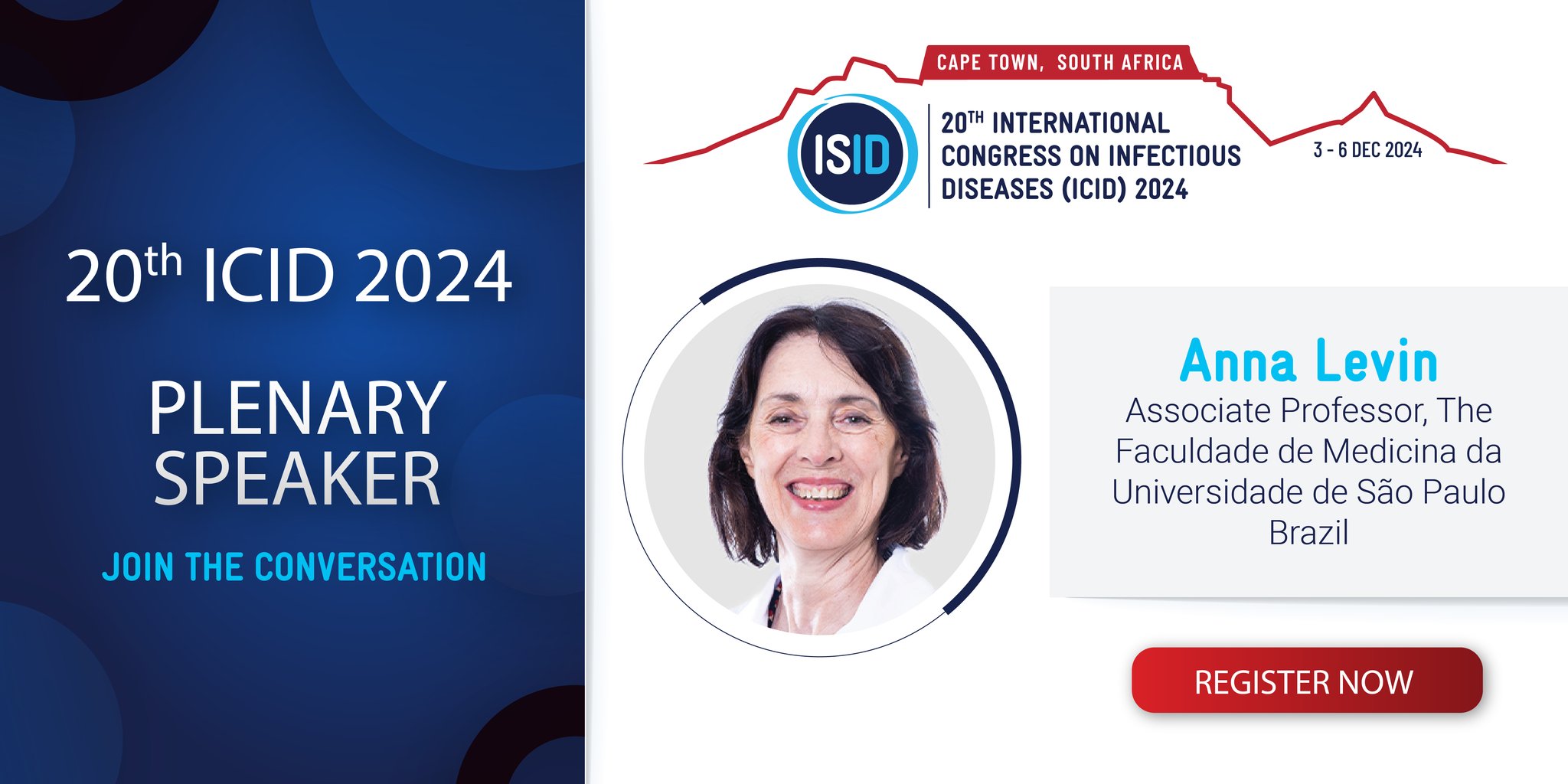 Anna Levin will join us this year for #ICID2024! She is currently a ...