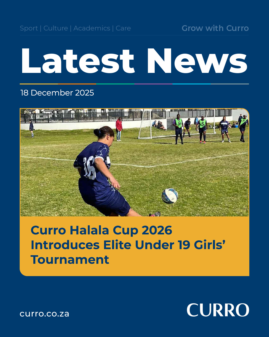 Curro - Curro Halala Cup 2026 marks a milestone in South... | Facebook