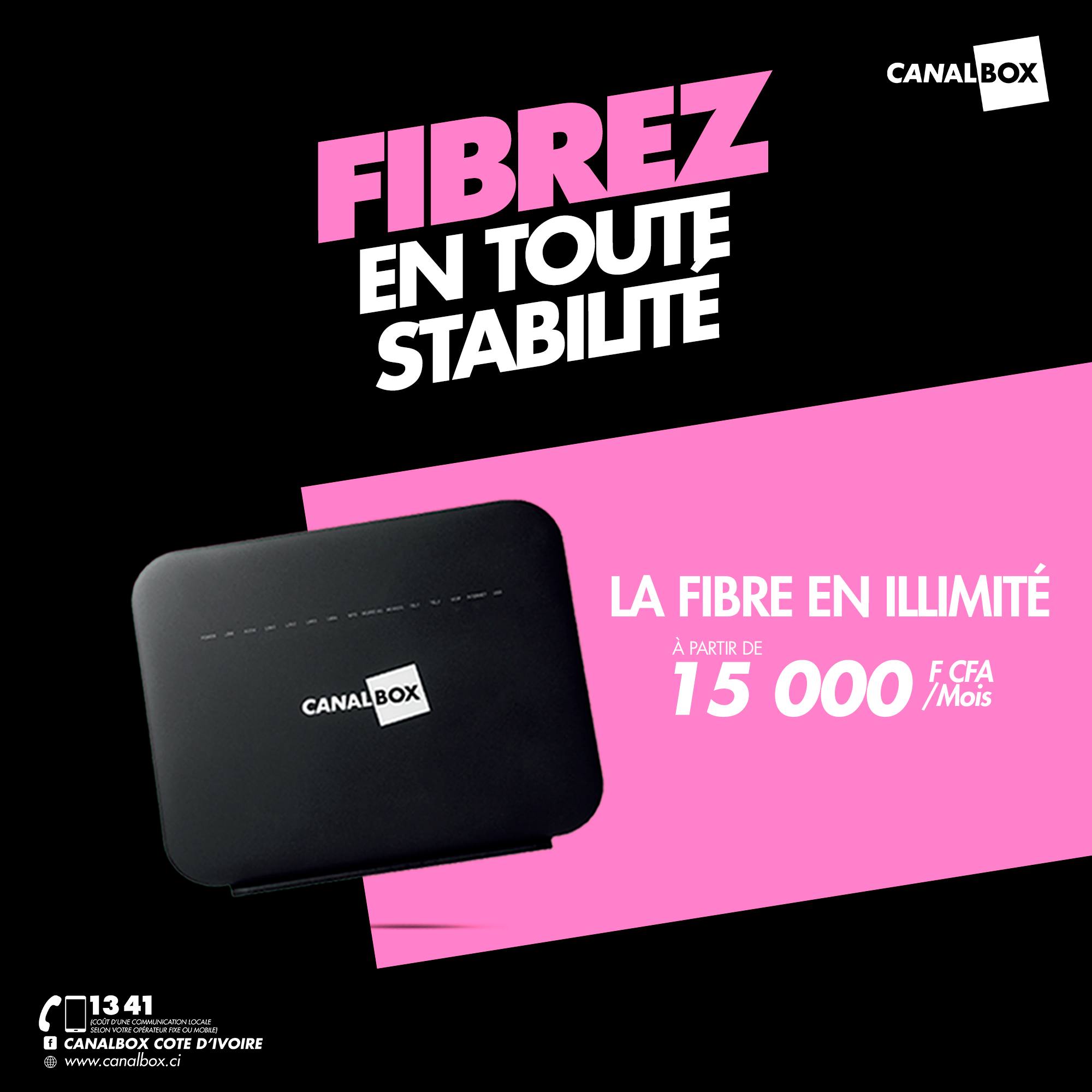 Fibrez en toute stabilité à... - Canalbox Côte d'Ivoire | Facebook