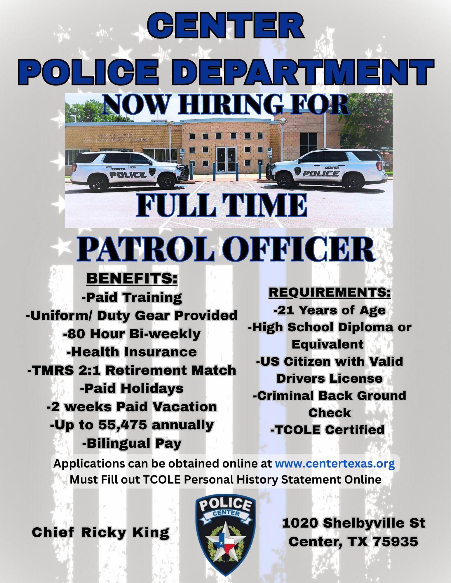 Center Police Department