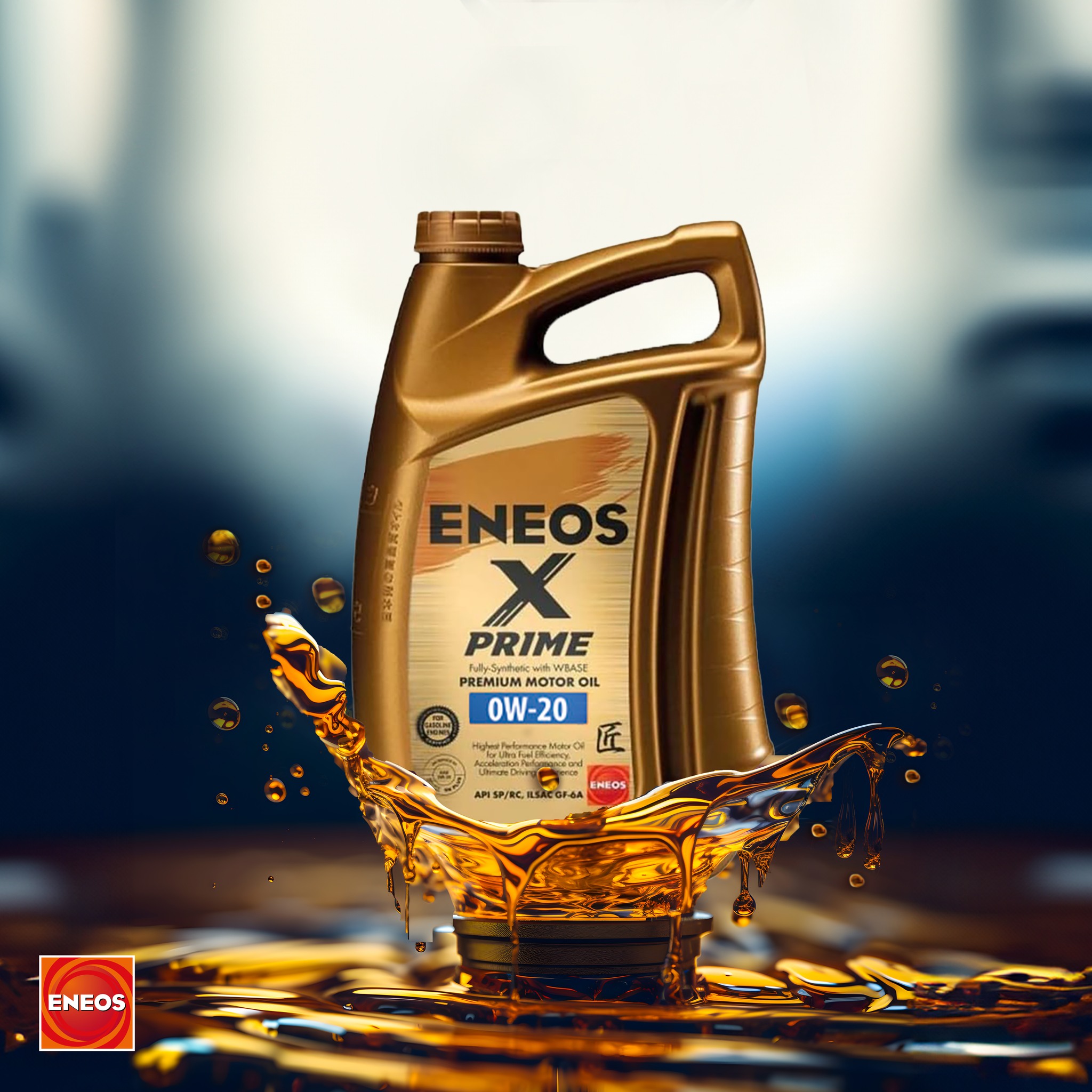 Experience peak engine performance with ENEOS X PRIME 0W-20! This