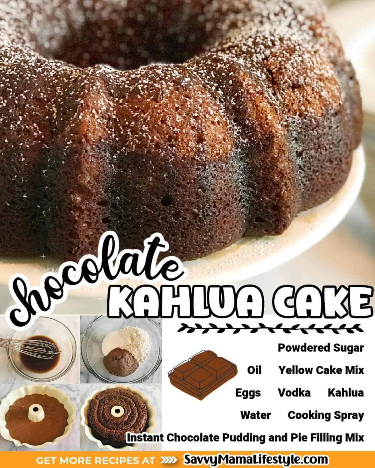 Mom's Best Recipes | This chocolate kahlua cake is amazing | Facebook