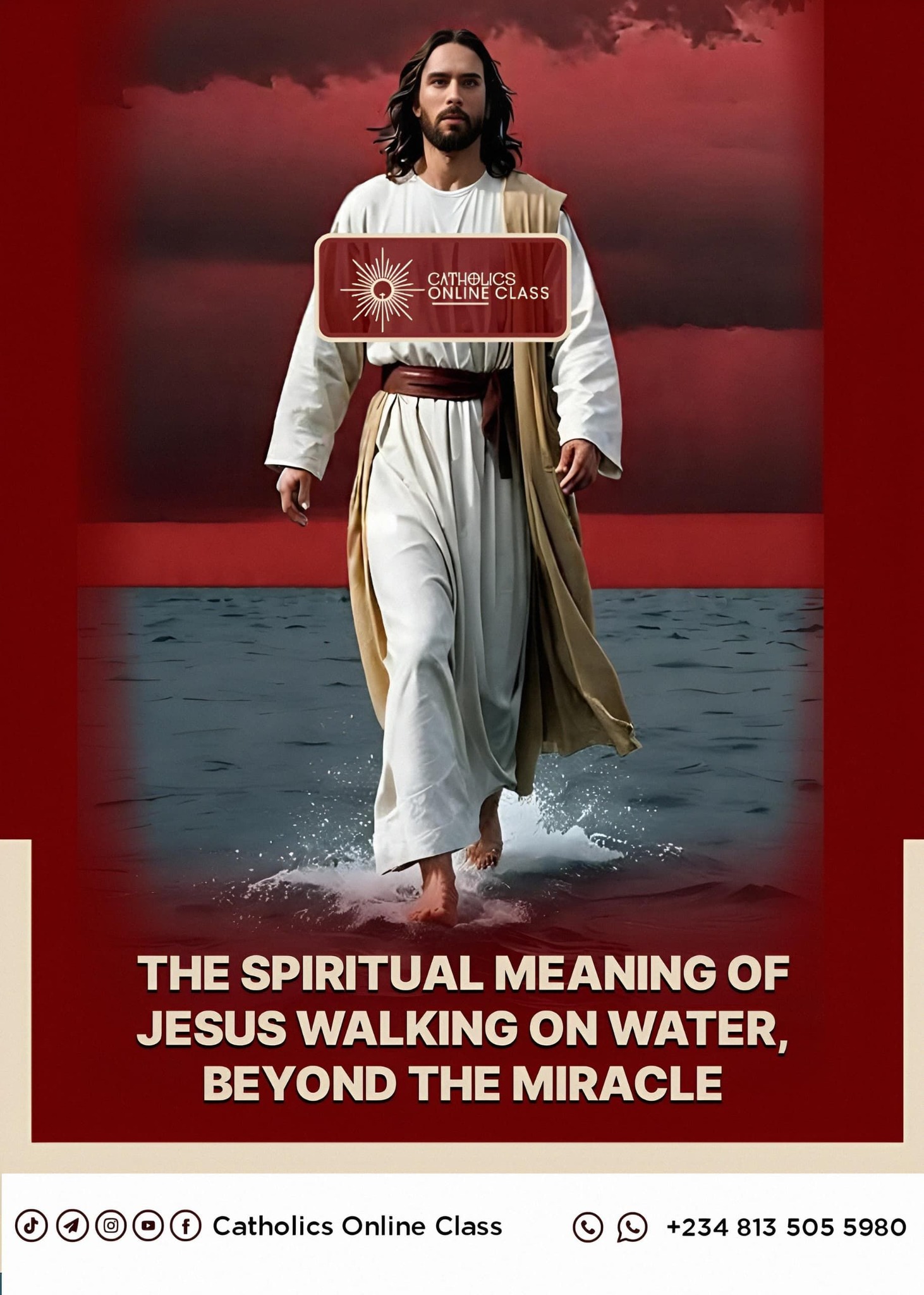 ️The Spiritual Meaning of Jesus... - Catholics Online Class | Facebook
