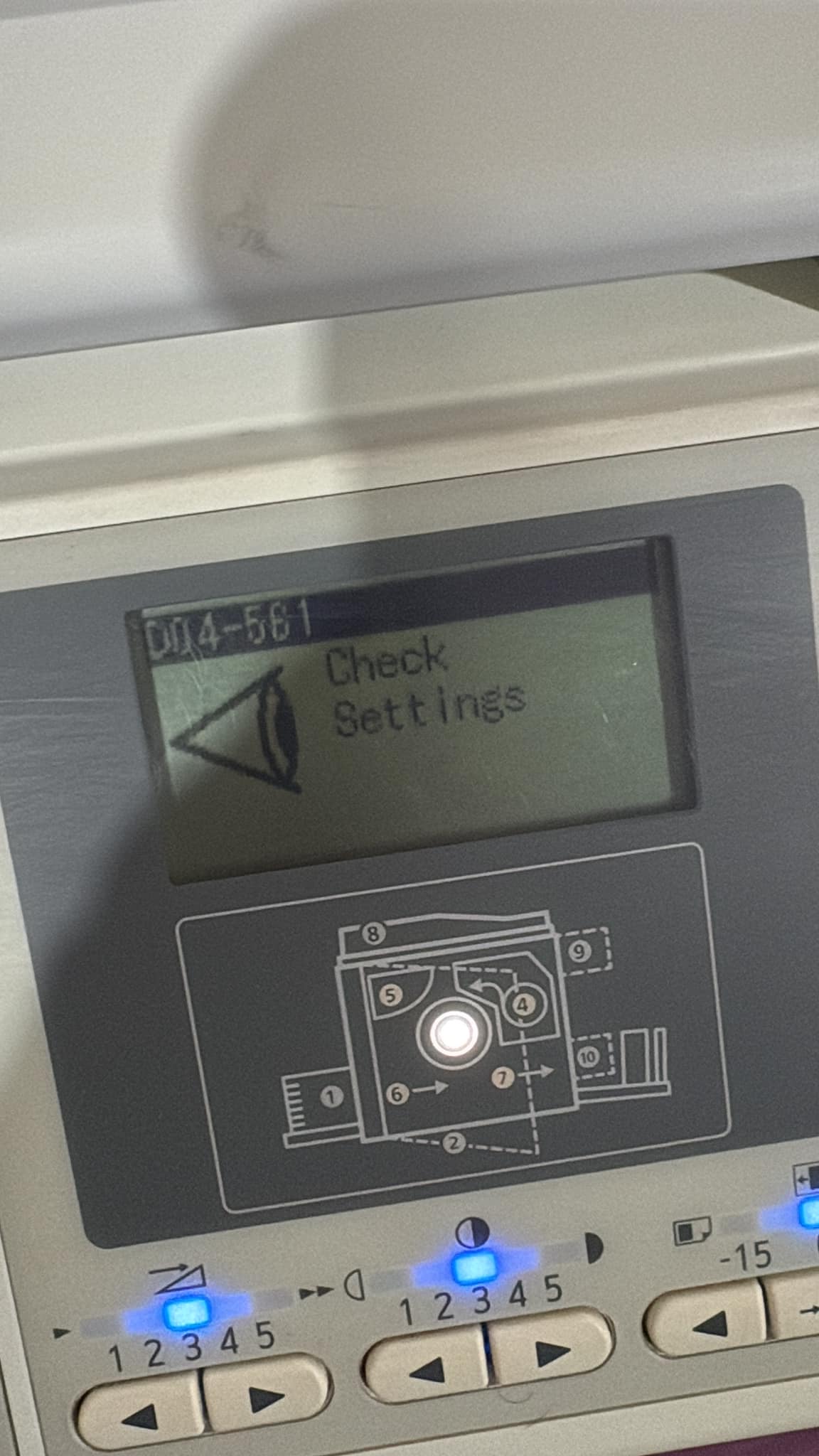 D04-560 error on SF5130 should I replace the RFID chip module? I