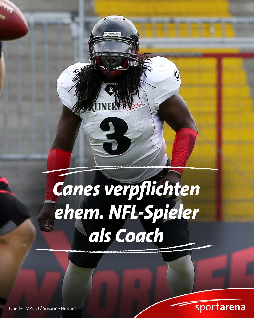 SR - Der ehemalige NFL-Spieler Rory Johnson wird neuer Defensive ...