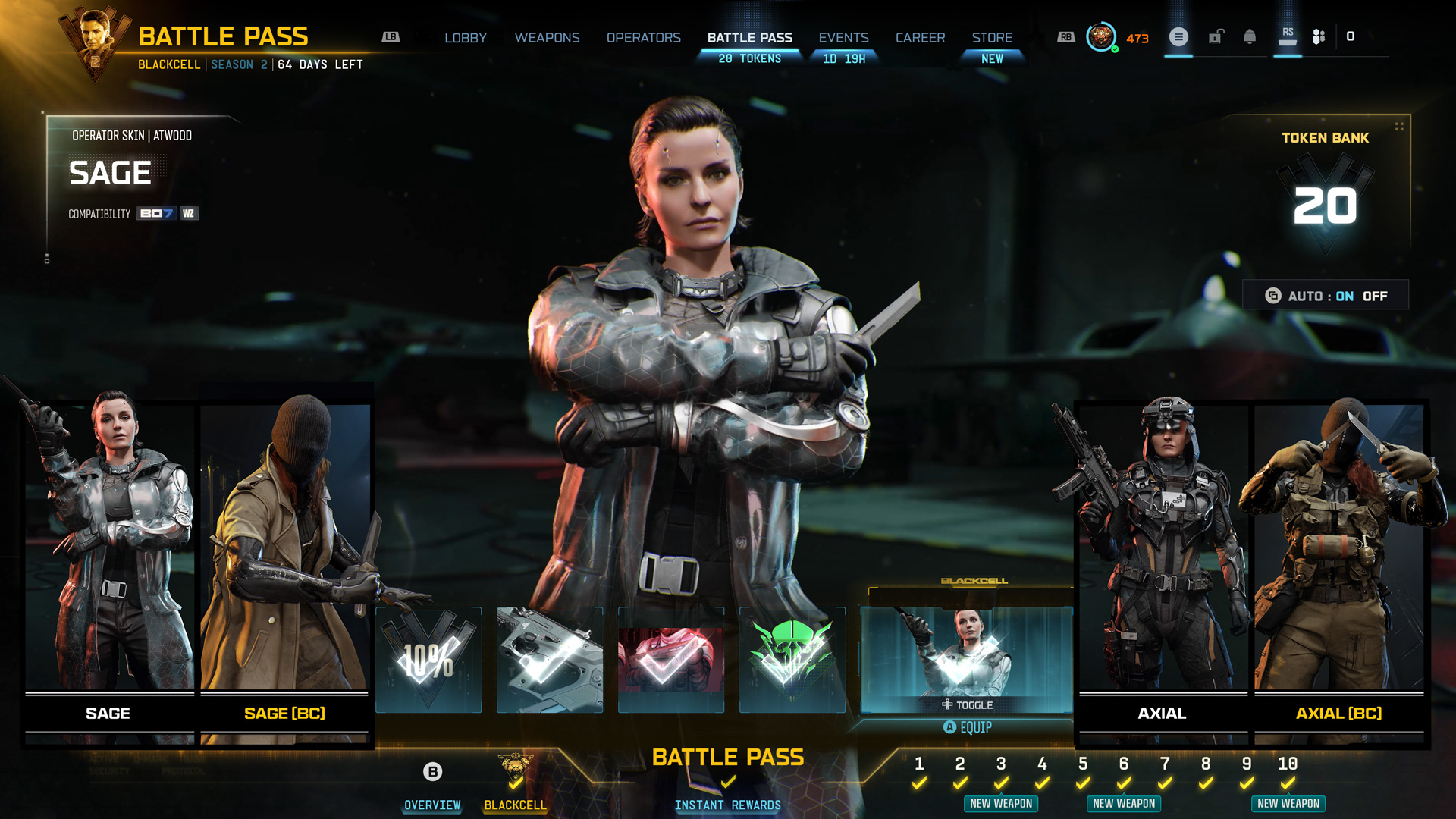 Black Ops 7 season two battle pass rewards preview