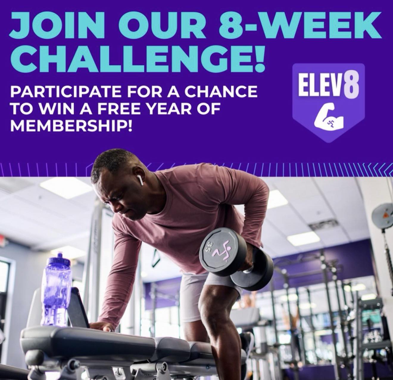 Blue - We’re excited to announce our first ever ELEV8 Challenge! An 8 ...