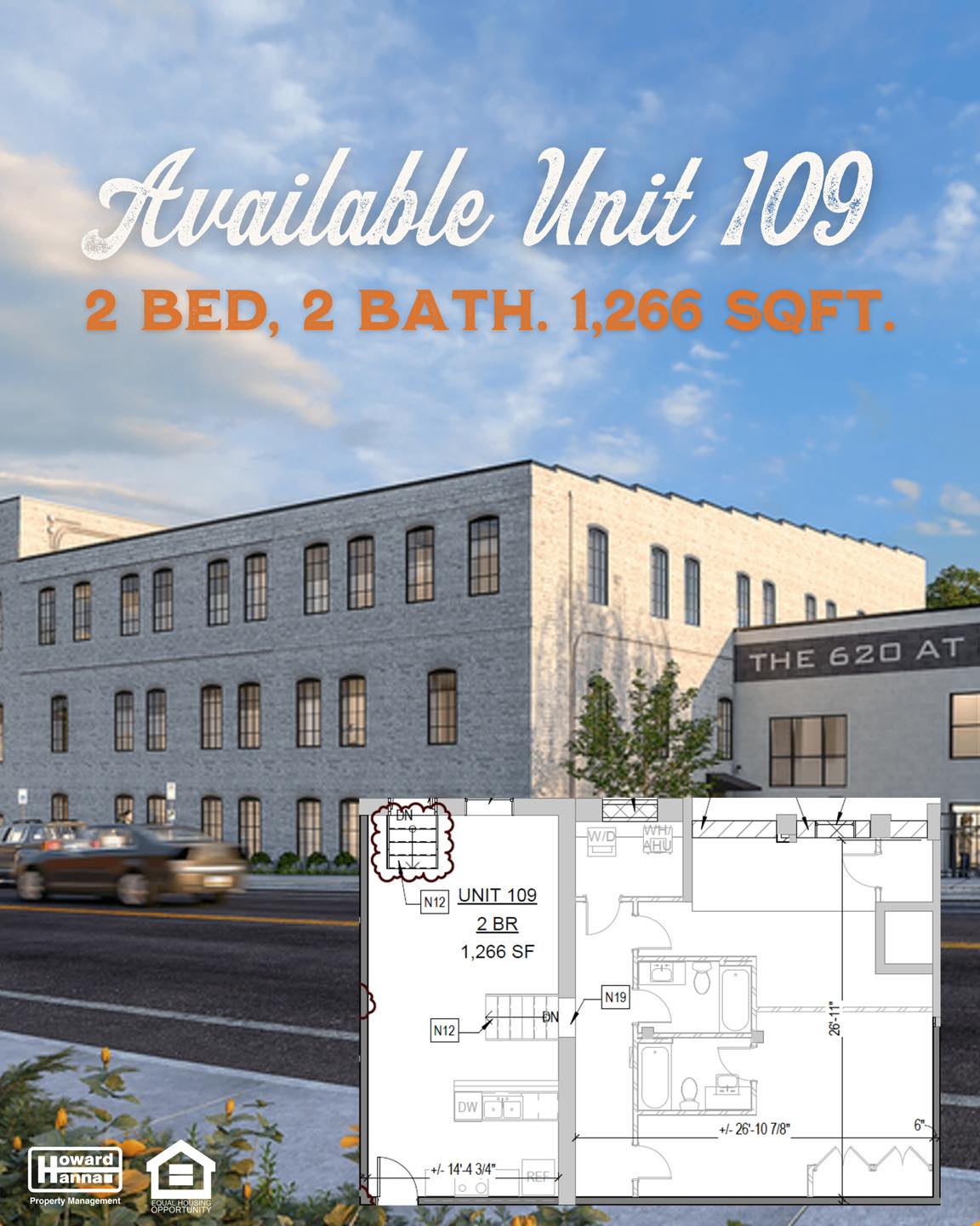 The Six - Now Leasing: Unit 109 Discover this beautiful 2 BR / 2 BA ...