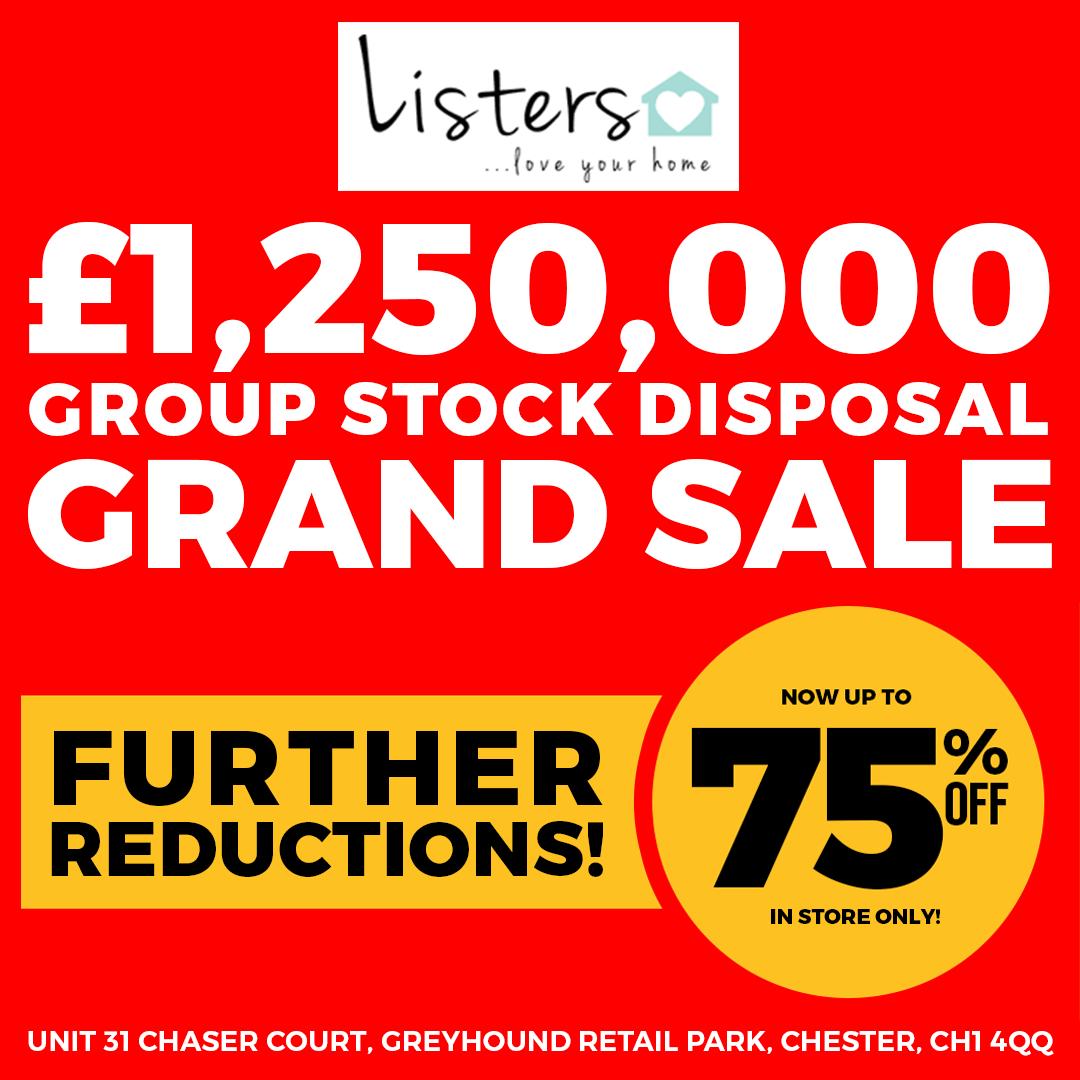 🔴 GRAND SALE - FURTHER REDUCTIONS -... - Listers Interiors | Facebook