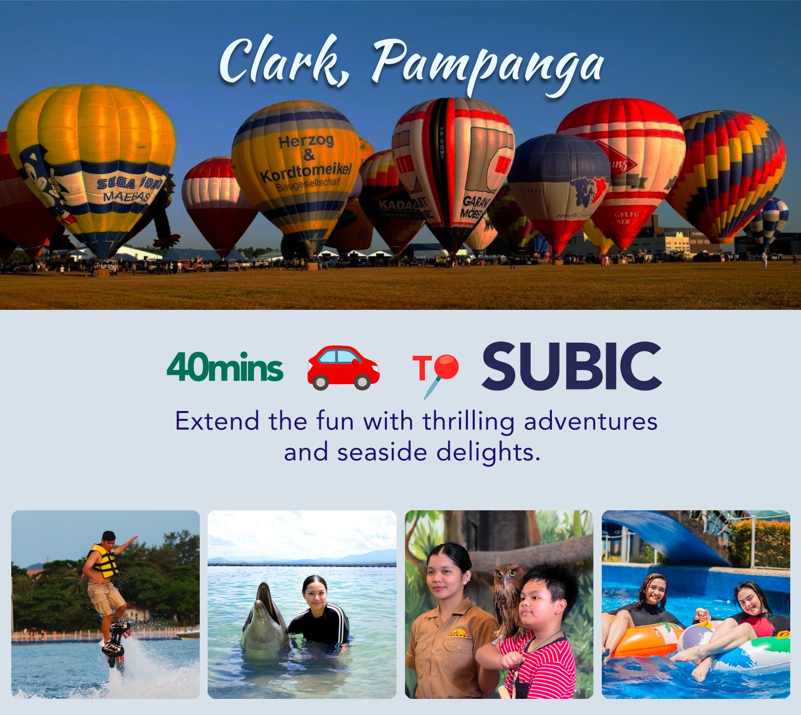 SubicGO - From Clark to Subic in a heartbeat! Extend your...