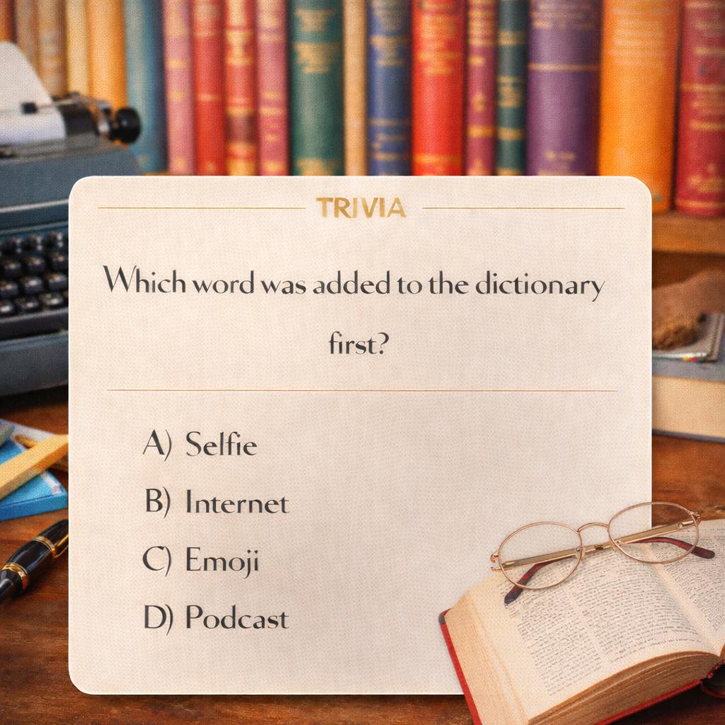 Dana's - 📚 TRIVIA TIME! One of these “modern” words has actually been ...