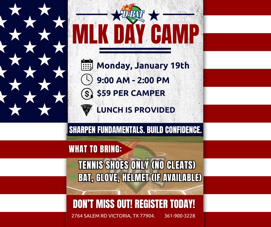 D-BAT - MLK Day Camp – January 19th Celebrate Martin Luther King Jr ...