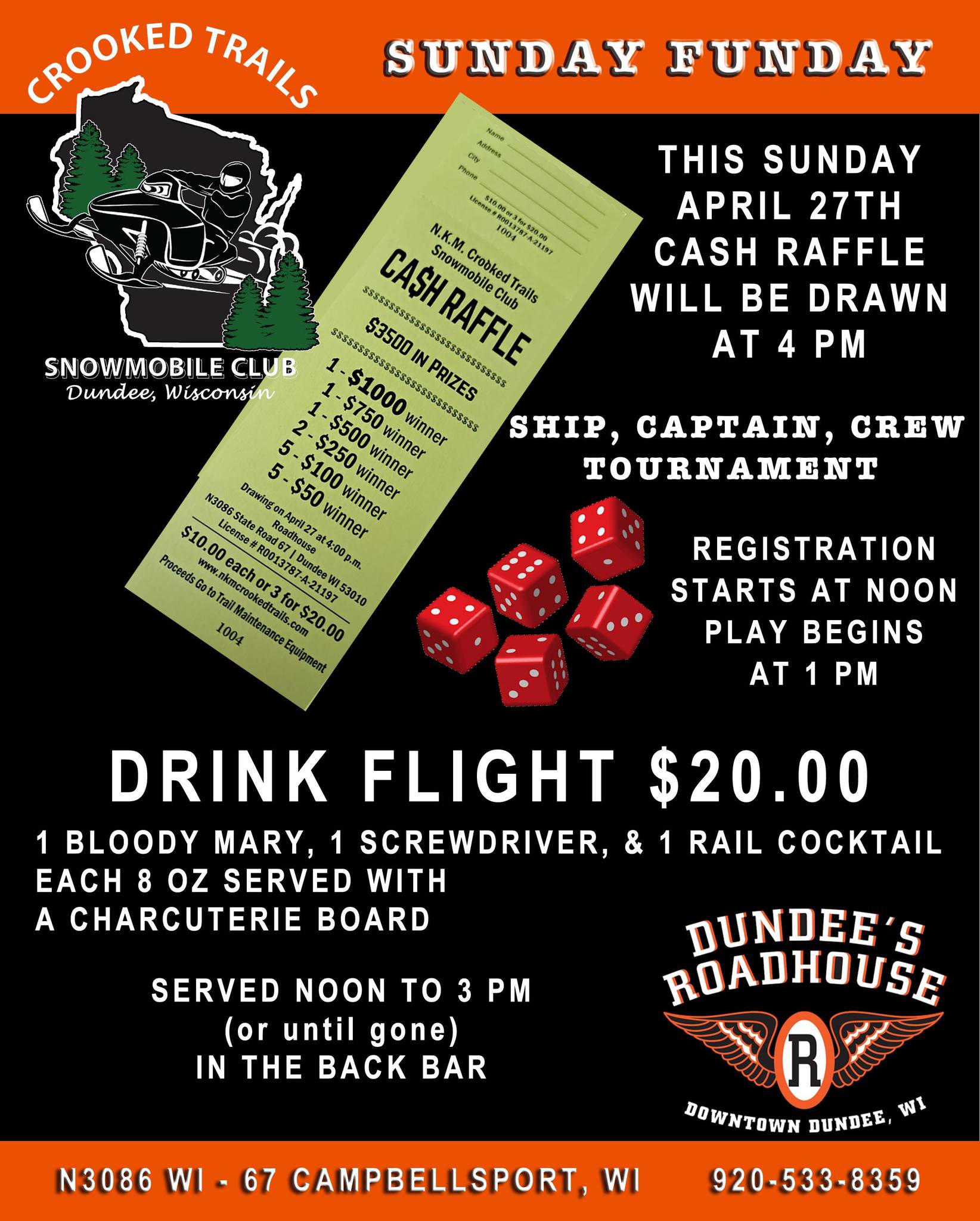 Crooked Trails Cash Raffle
