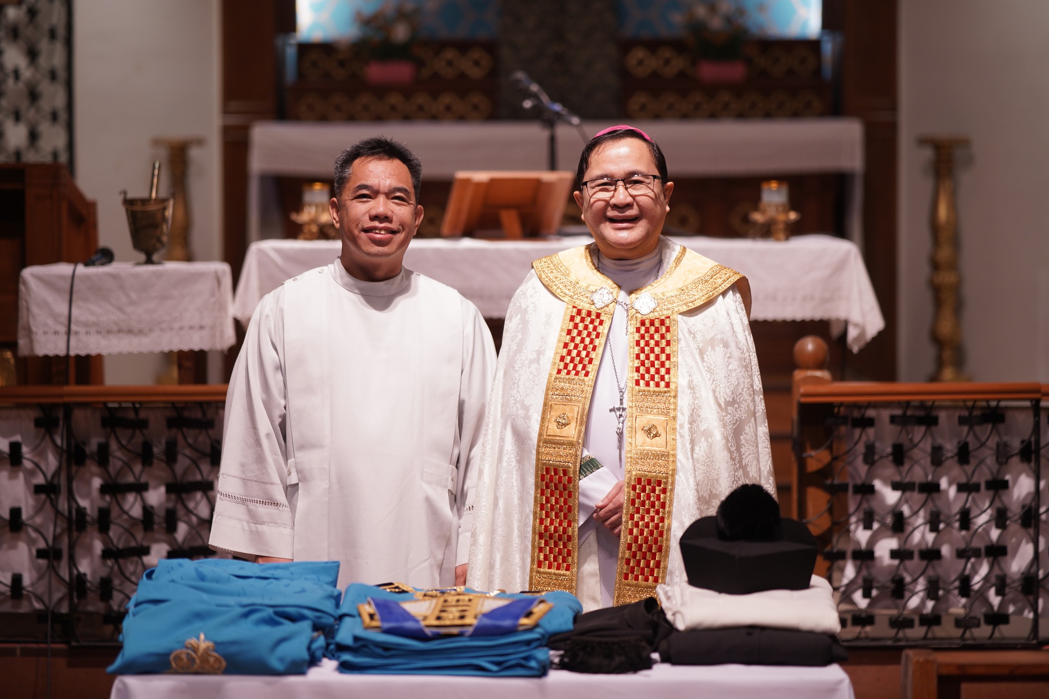 IN PHOTOS | Rite of Blessing of Vestments The black cassock, fascia ...