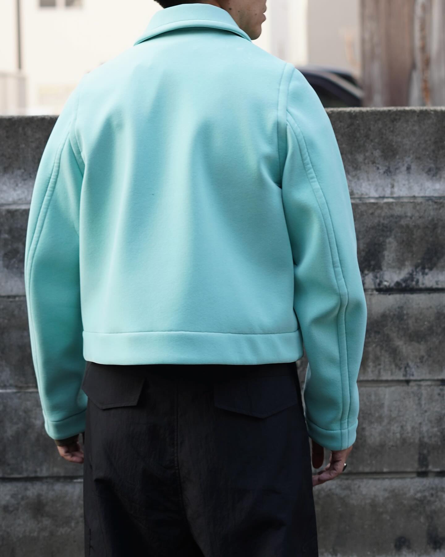MASU】 FLOCKY DOLL TRUCKER JACKET col.MINT size.44 price.¥69,300 