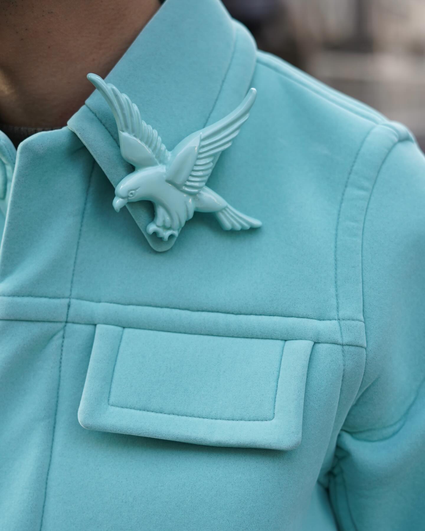 MASU】 FLOCKY DOLL TRUCKER JACKET col.MINT size.44 price.¥69,300 