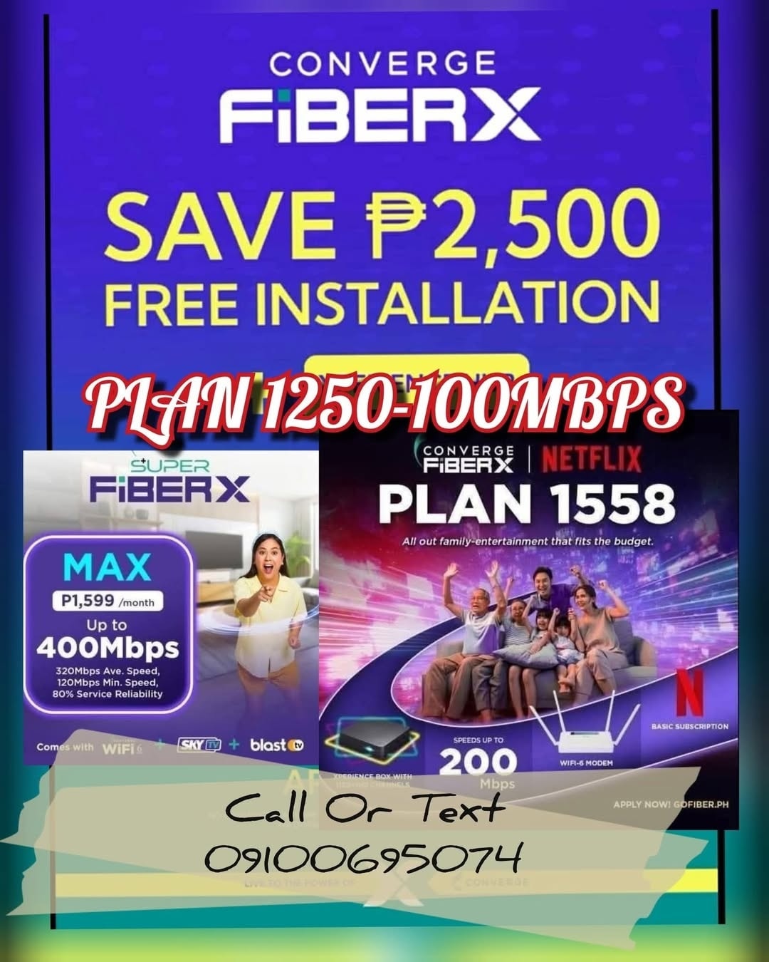 Converge - For Fast and Reliable Fiber Internet Connection Get CONVERGE ...