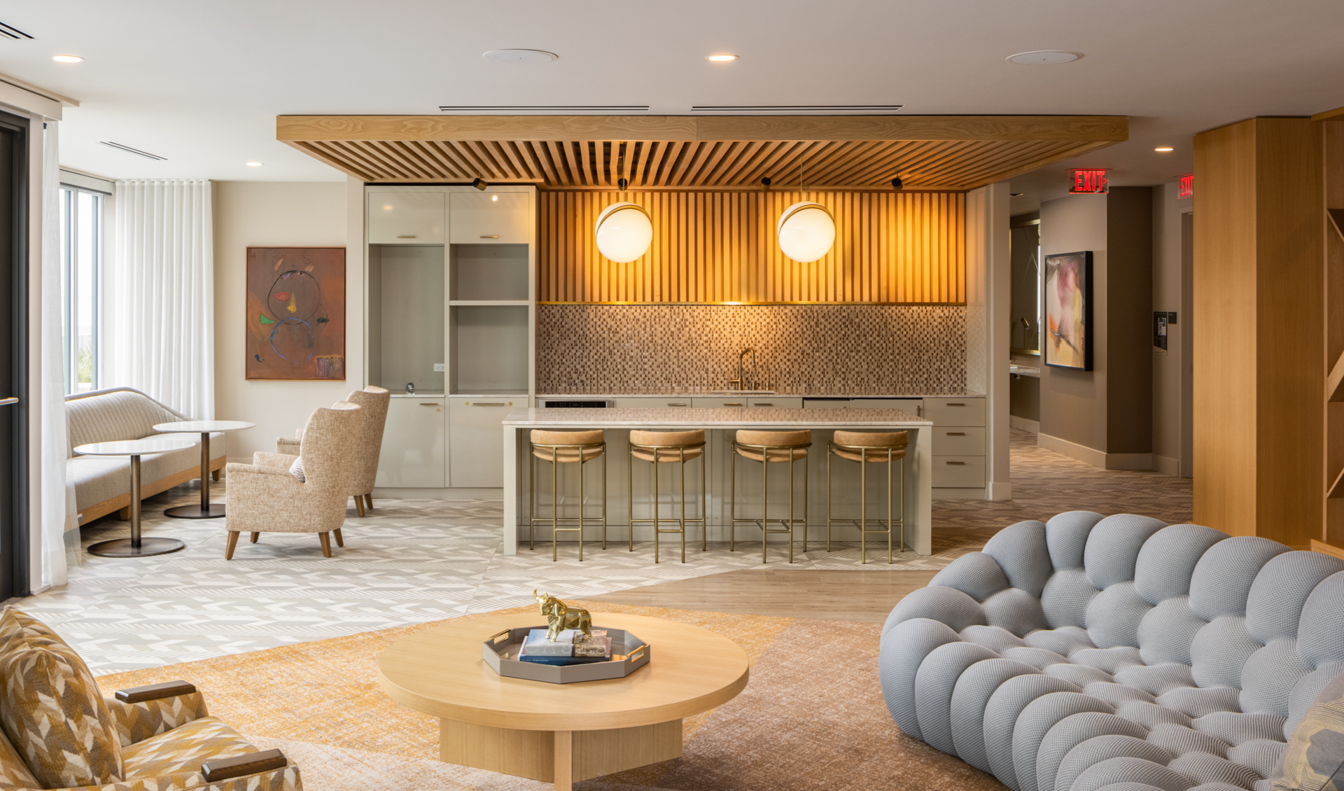1717 - Your comfort zone just got an upgrade. From the community lounge ...
