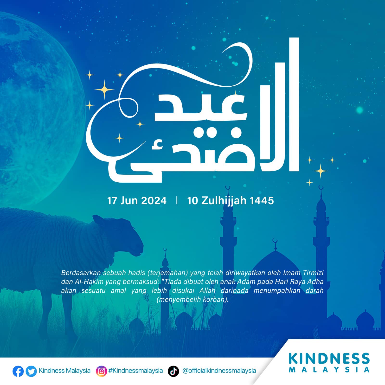 Selamat Hari Raya Aidiladha.. Semoga... - Kindness Malaysia