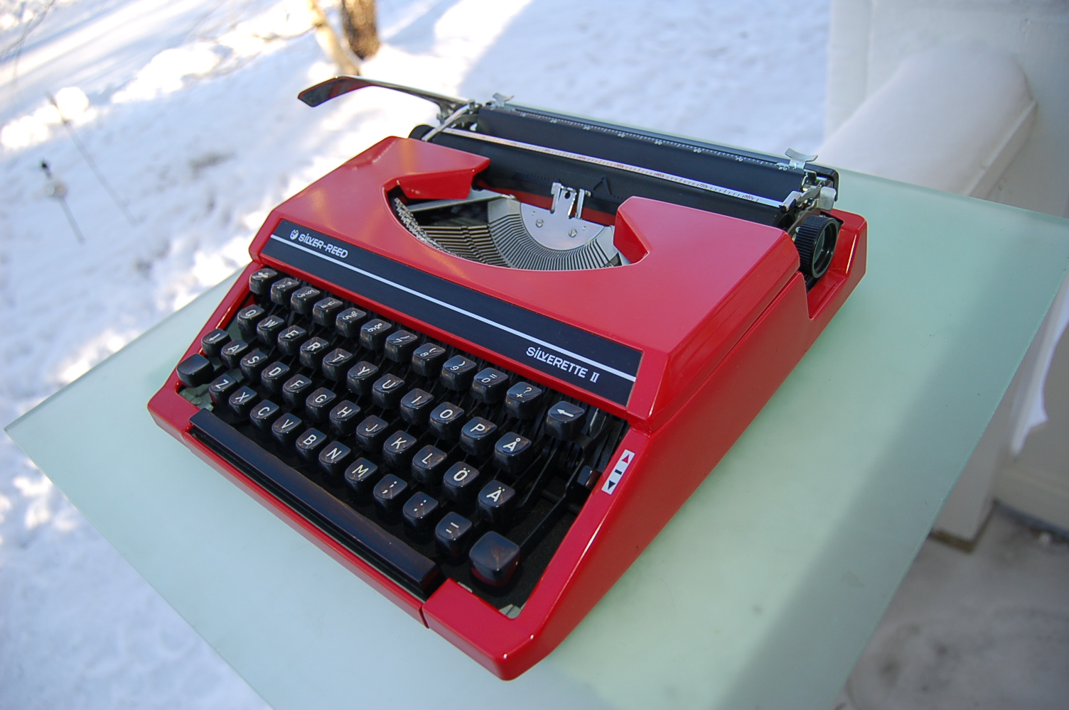 Vintage typing writer 