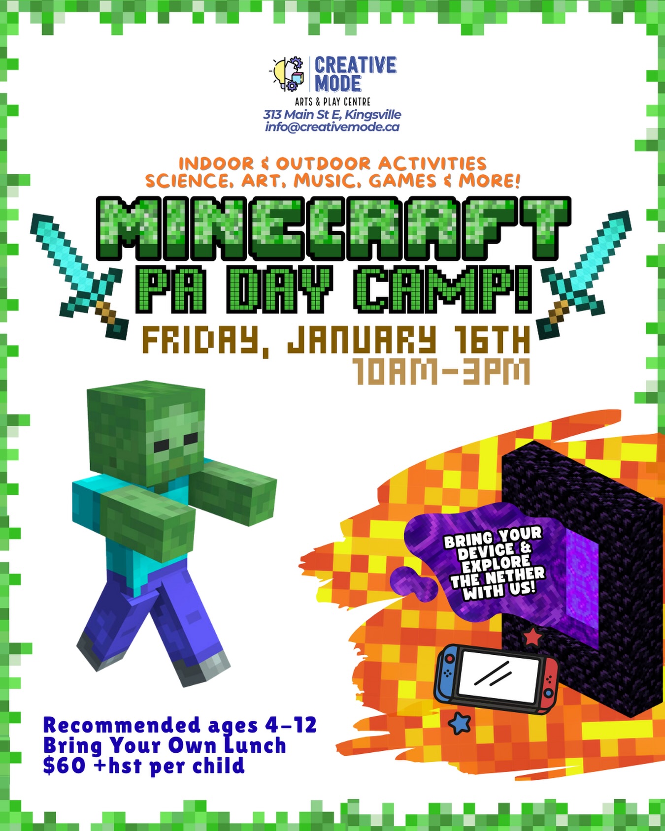 Creative Mode Kingsville | Kingsville ON