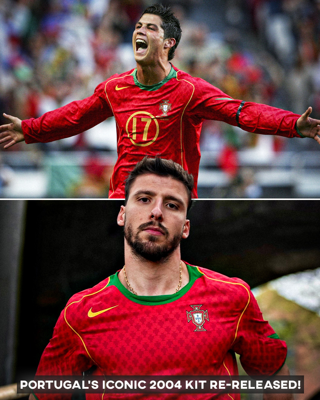Nike just dropped a re-release of Portugal's 2004 kit, and it