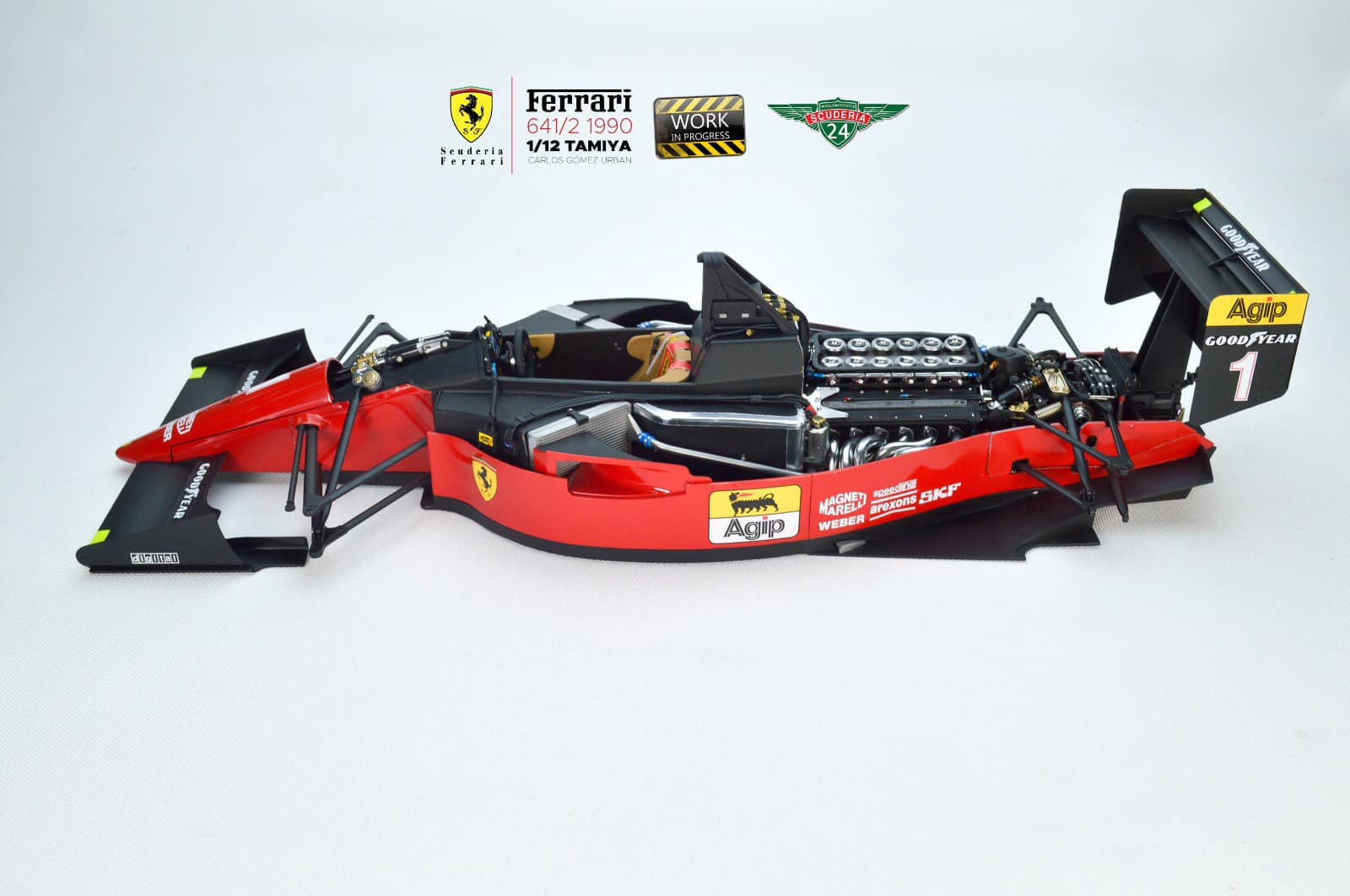 WIP - Ferrari 641/2 F190 Tamiya 1/12