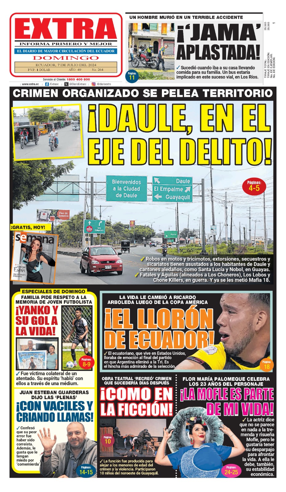 Diario - ☀️¡Buen día! Les compartimos la #PortadaExtra de este domingo ...