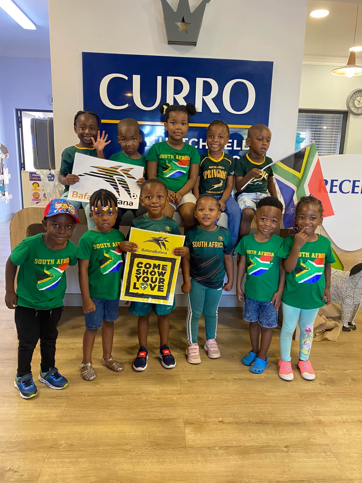 Curro - Our school proudly stands with Bafana Bafana!😁