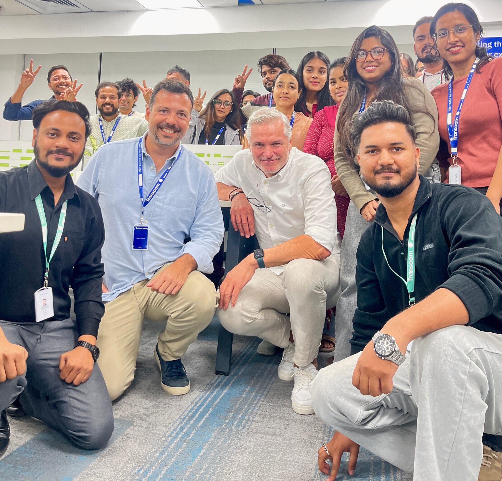 Transcom India - Welcoming our new team members at... | Facebook