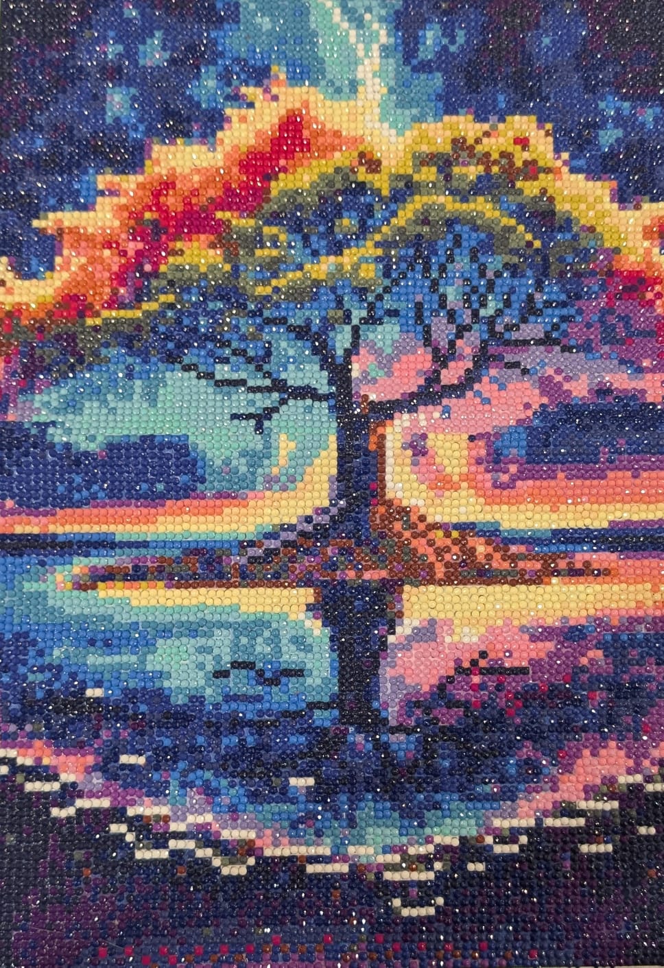 Completed finally! Whisper of the spirit woods by Diamond Art Club