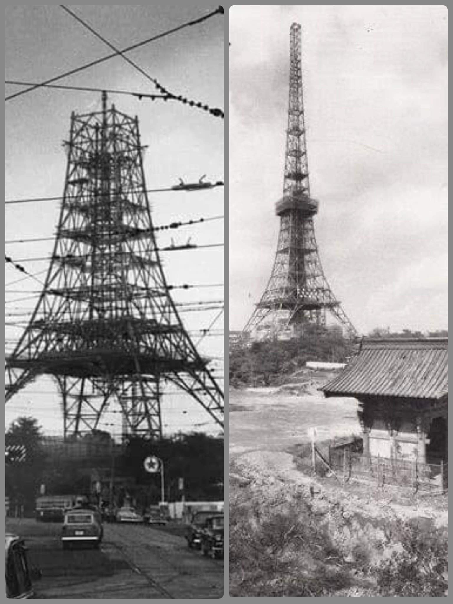 🗼Tokyo Tower in 1961 🇯🇵