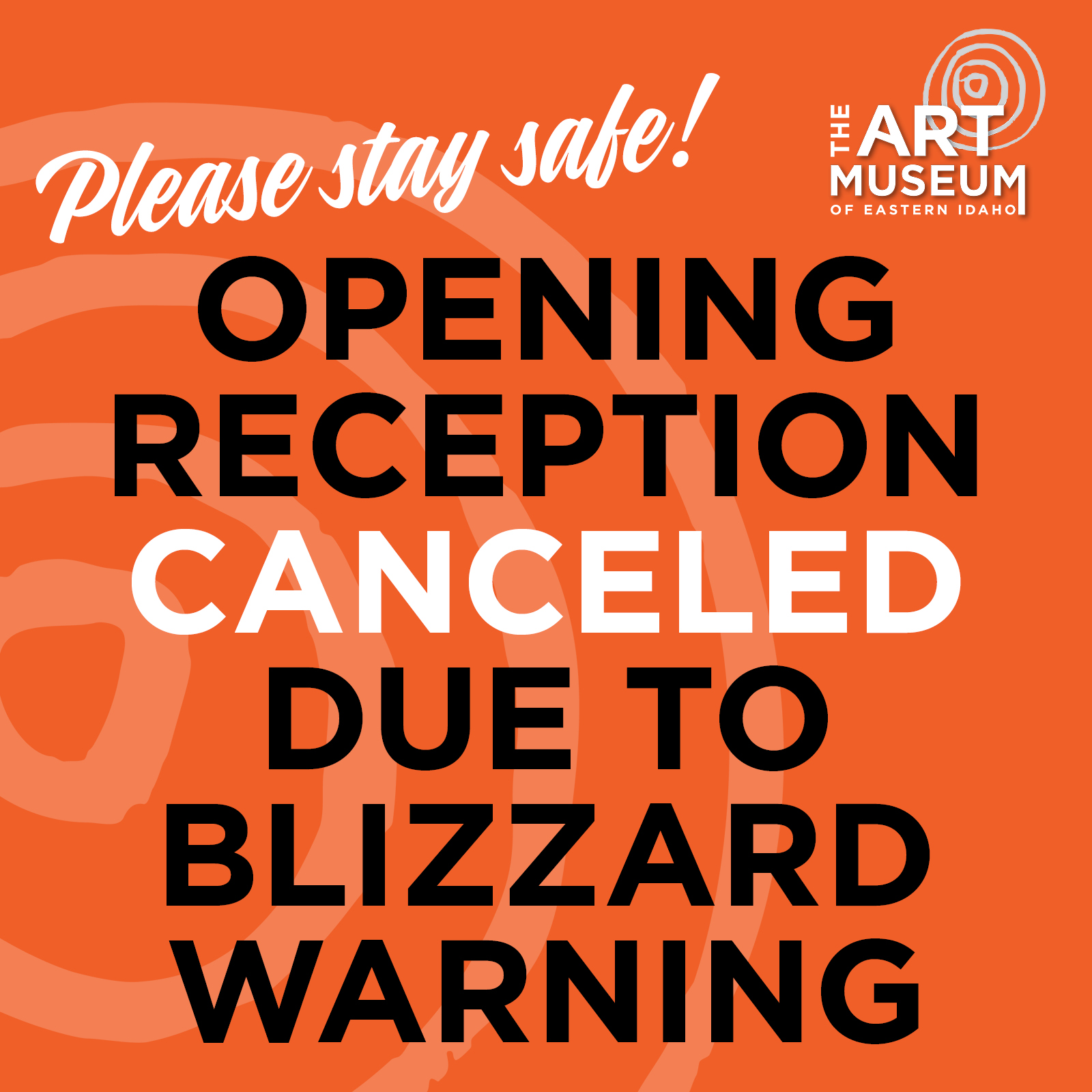 The Art - We've decided to cancel our Opening Reception originally ...