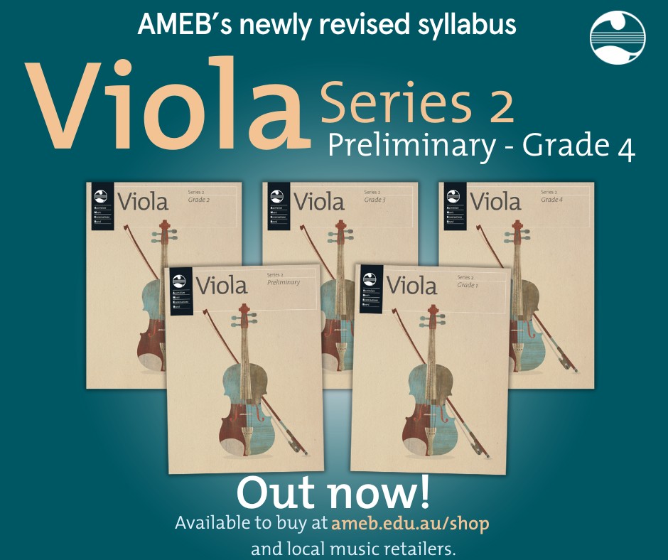 AMEB - OUT NOW | The New AMEB Viola Syllabus We are... | Facebook