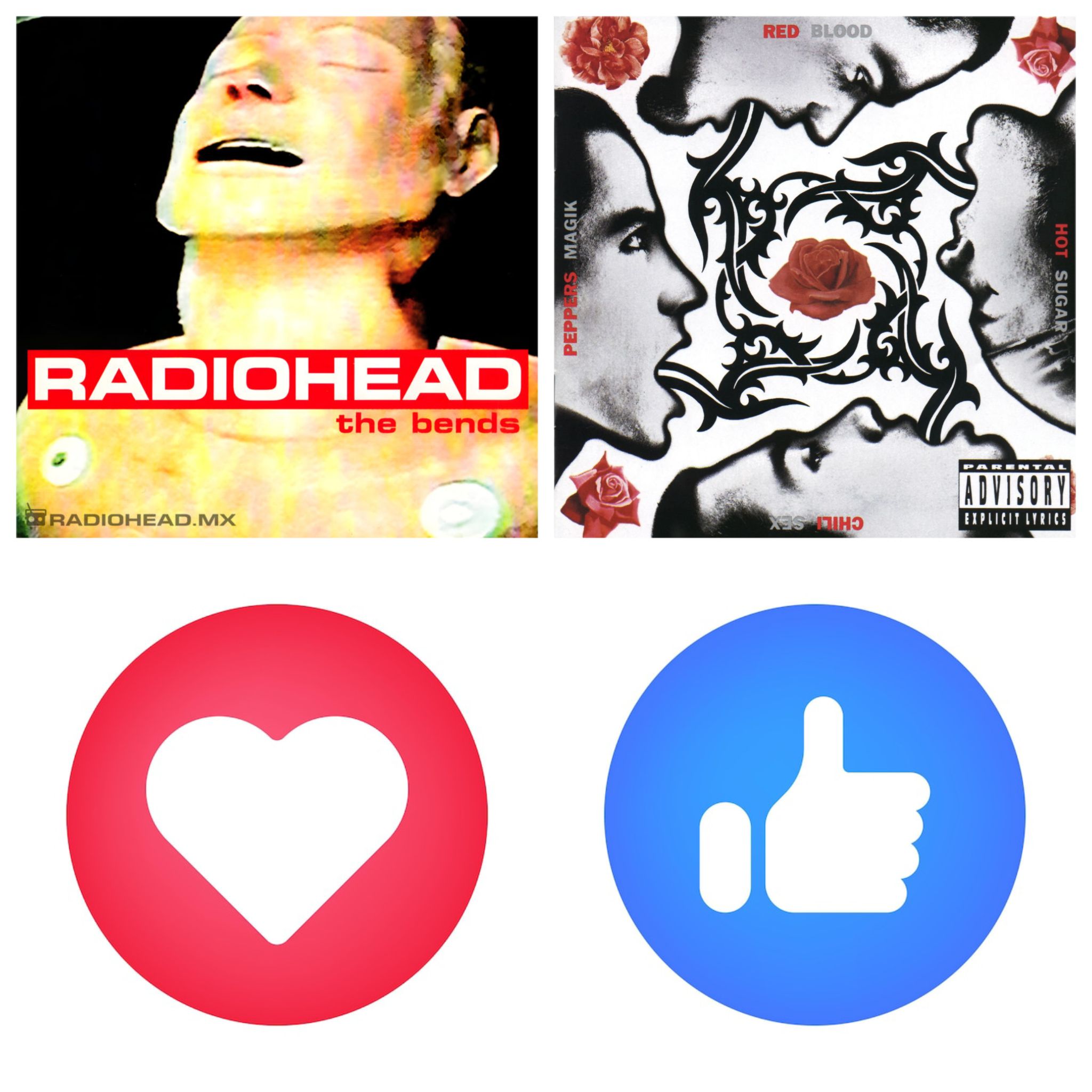 Radiohead and Red Hot Chili Peppers collaboration