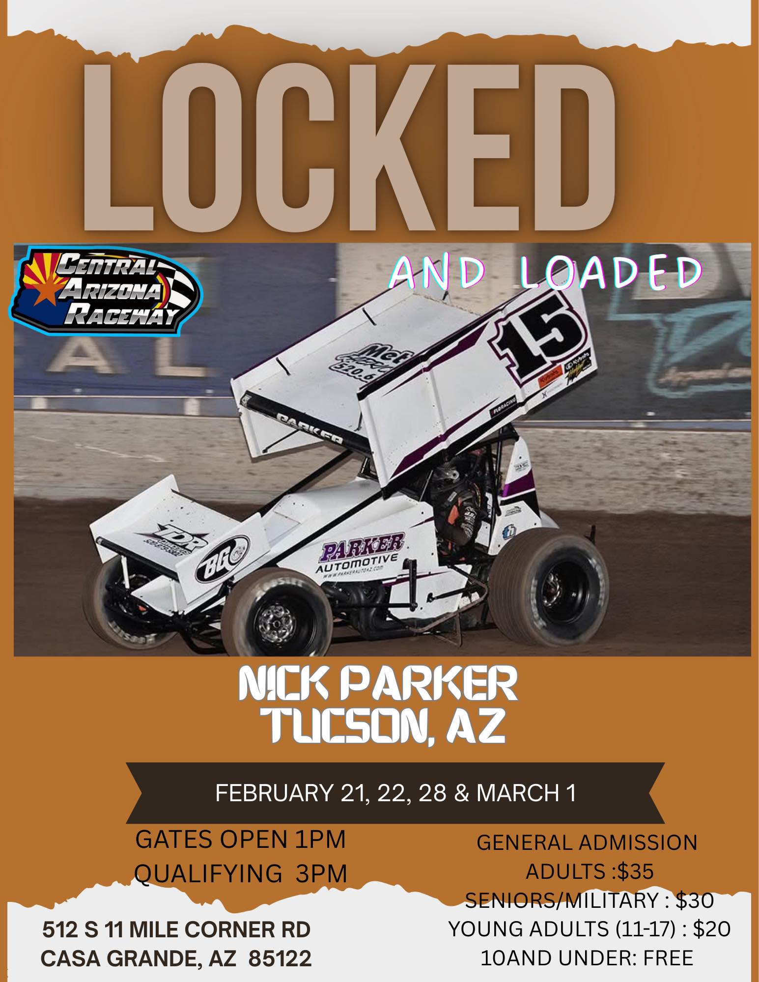 Central - 🏁Locked and Loaded🏁 🏆Nick Parker 📍Tucson, AZ The American ...