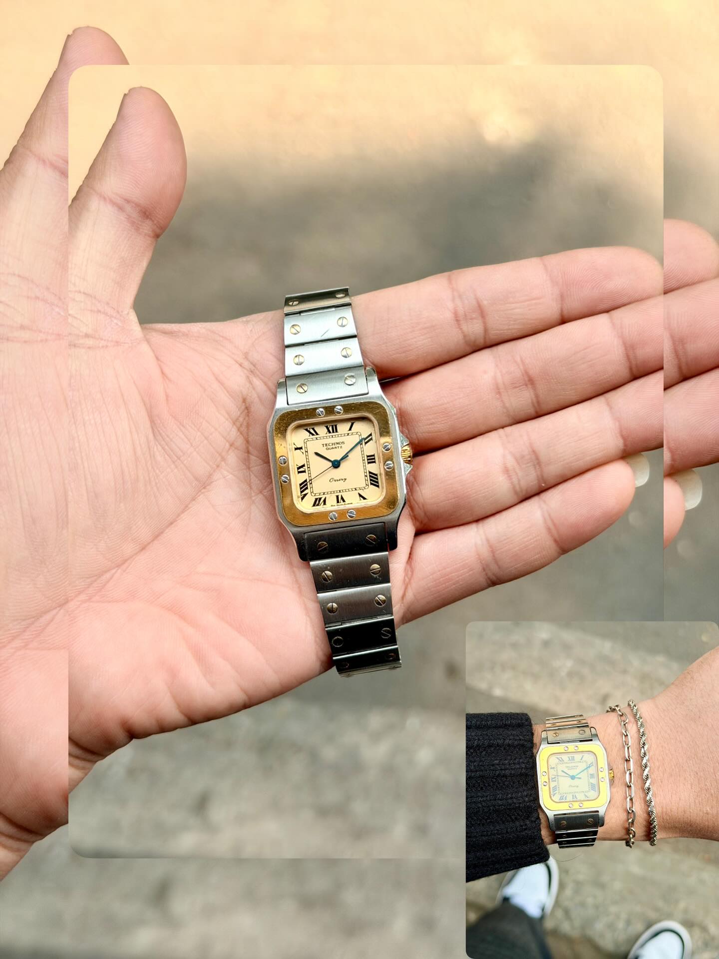 Available✔️(Vintage) Very rare TECHNOS “Orrery” Quartz — Santos 