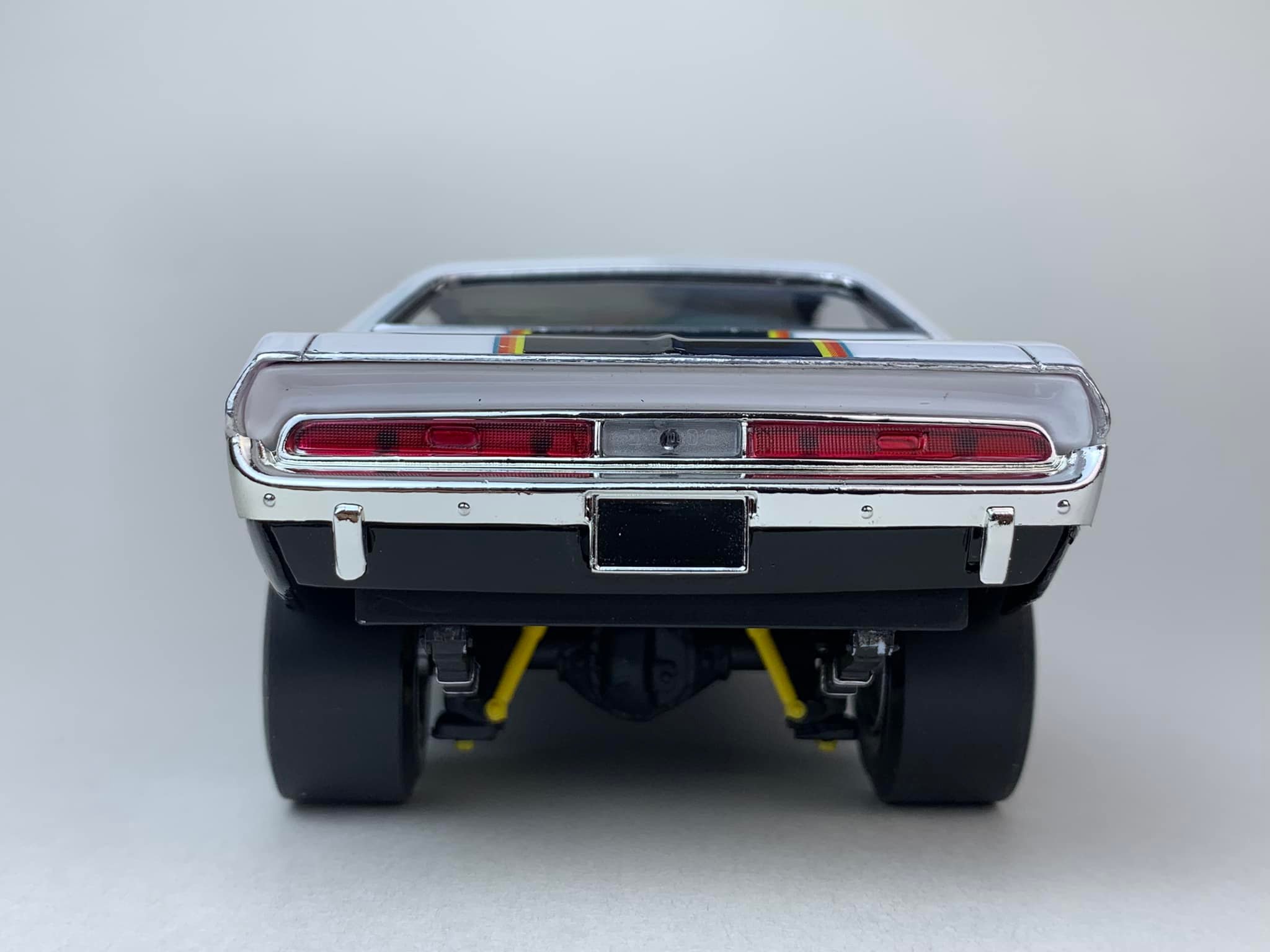 Modified Revell 70 Challenger model car