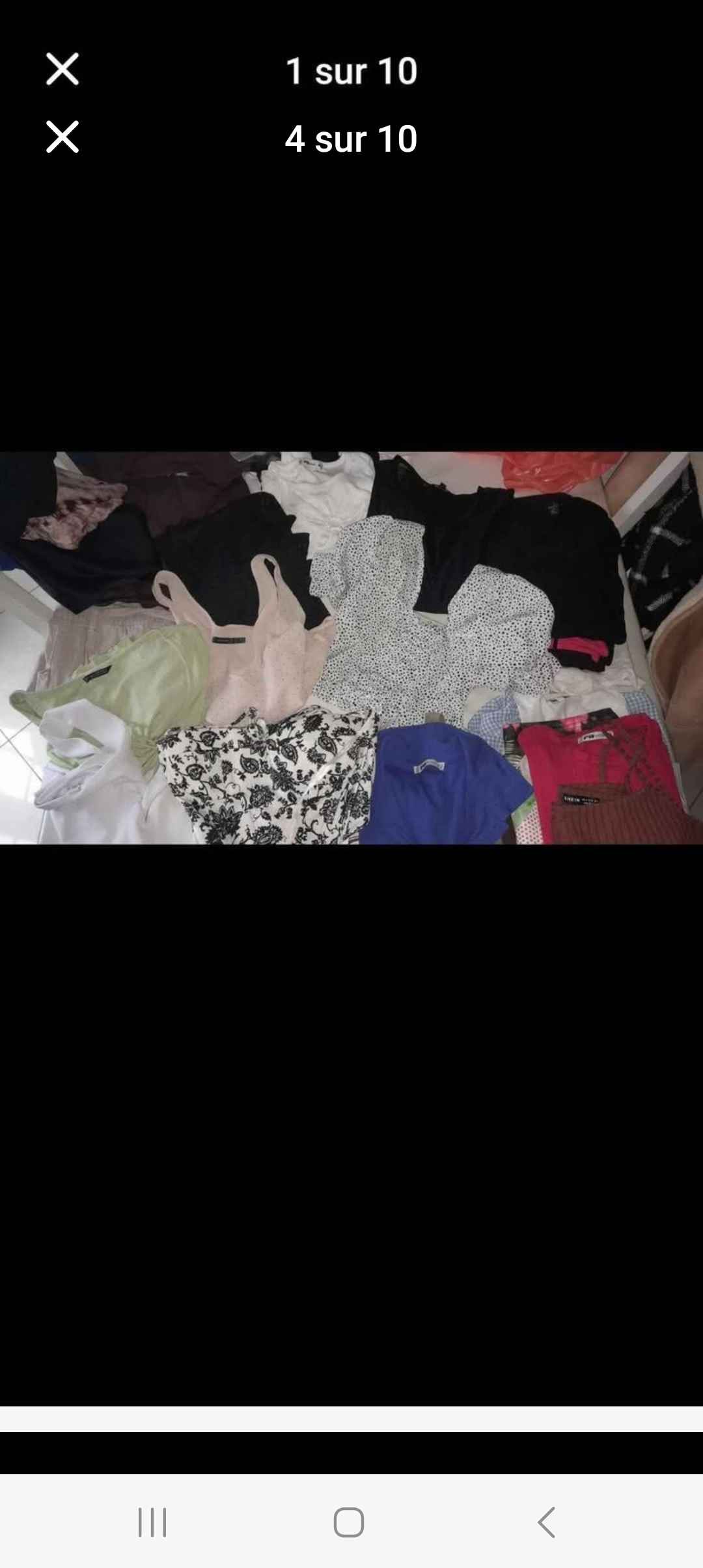 Lot De 10 Vêtements Femme Taille S/36 - Occasion Très Bon état, Multicouleur, Marques Variées