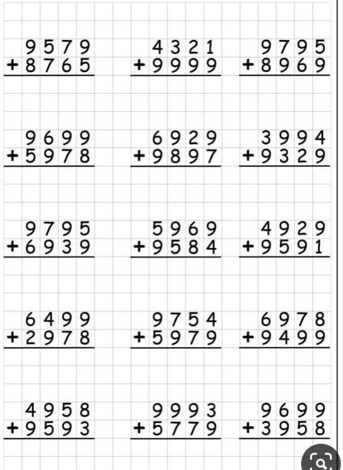 Teacher - 4-Digit Addition Worksheet 😊 ALL PDF IMs and other PDF ...