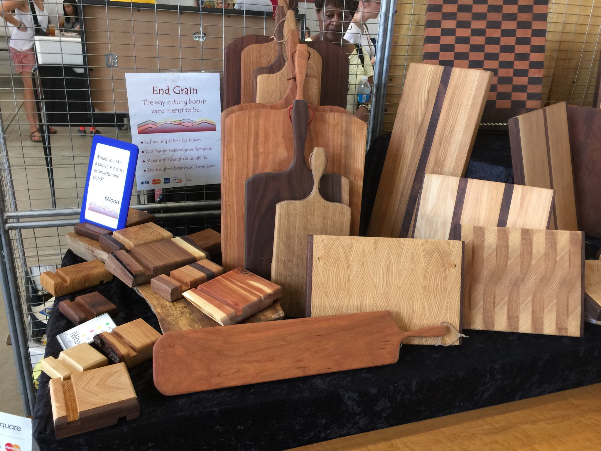 All set up! - Blue Ridge Cutting Board Company