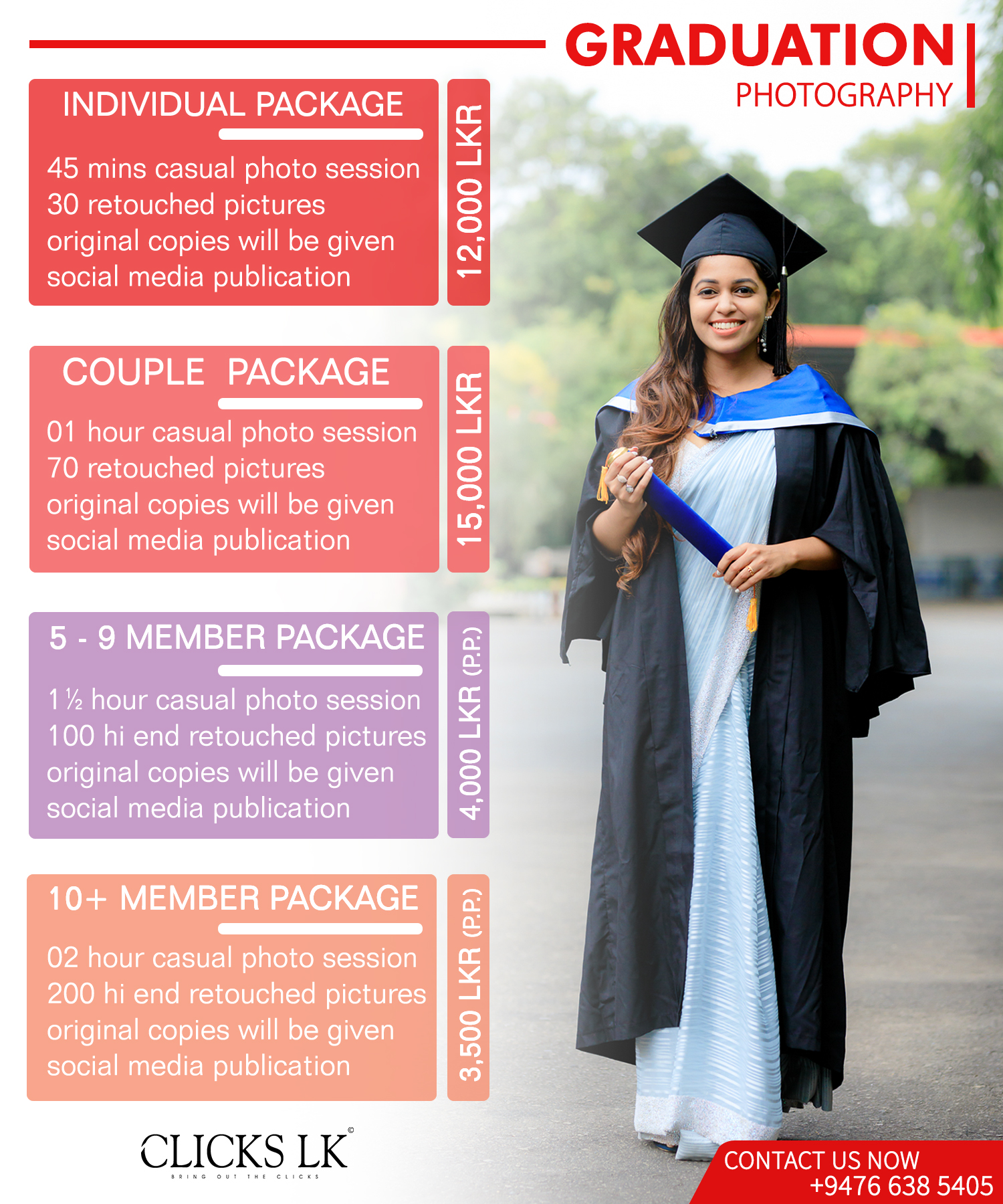 ClicksLK - “ Graduation is a time to celebrate your...