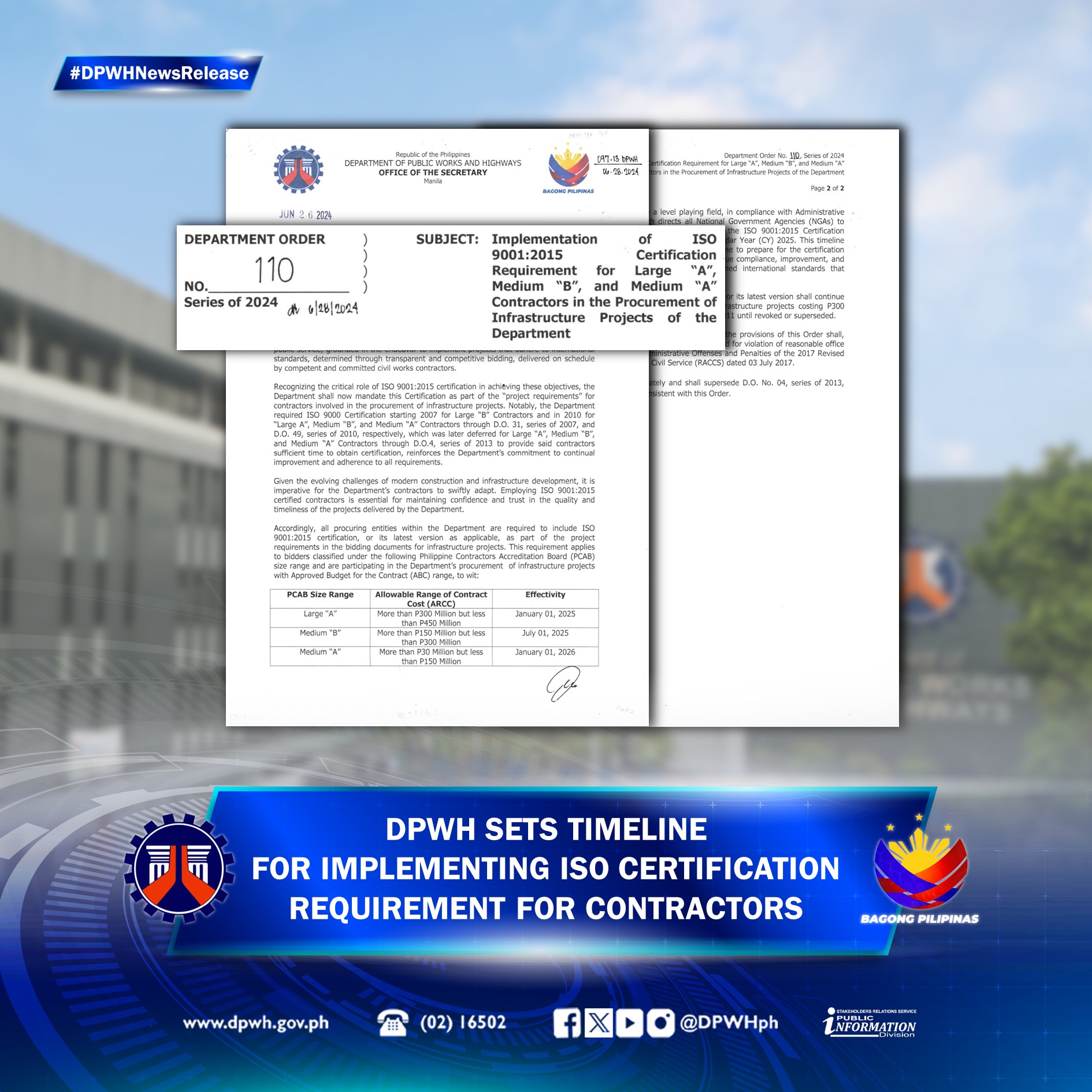 DPWH SETS... - Department of Public Works and Highways | Facebook