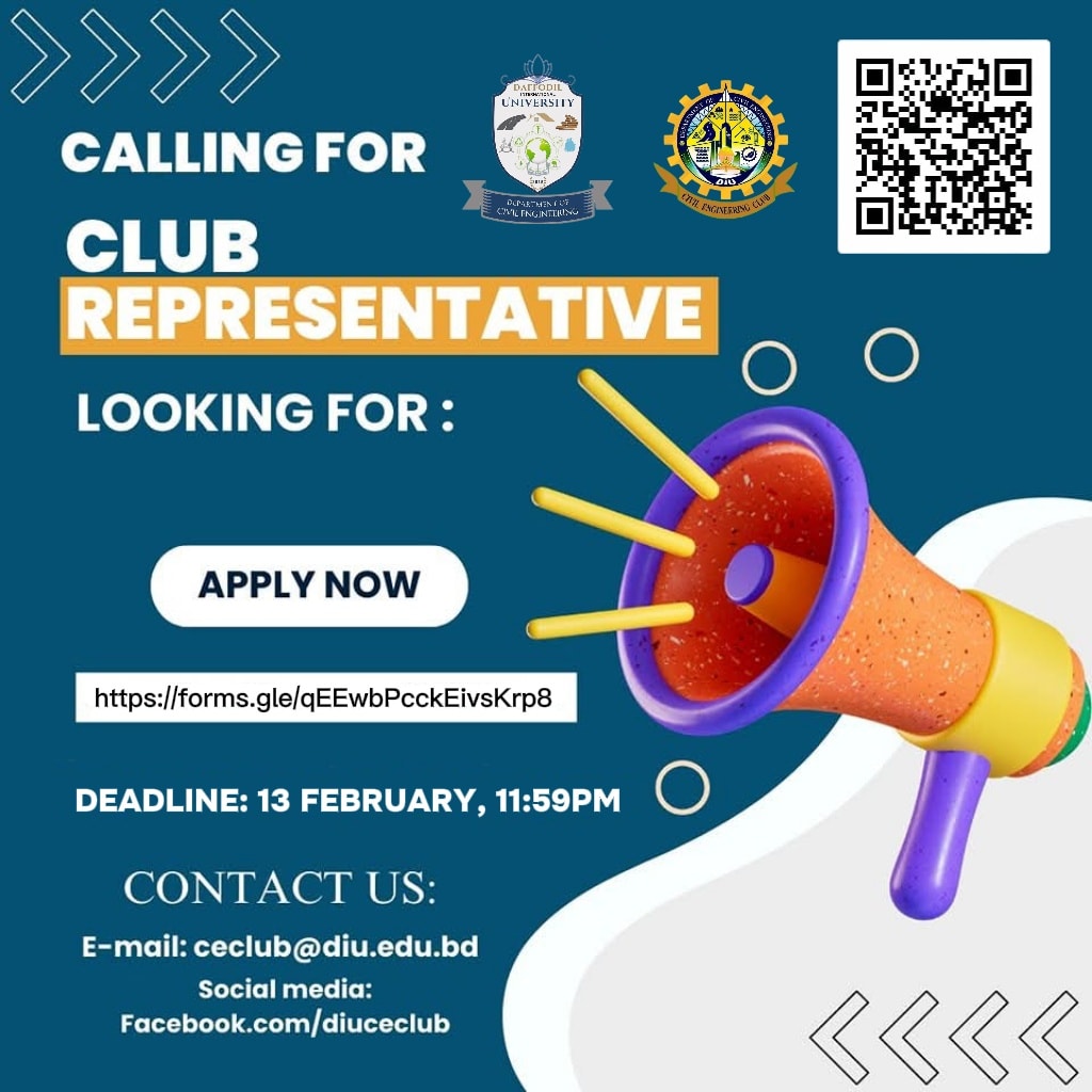 🚀 Become a Club... - DIU Civil Engineering Club | Facebook
