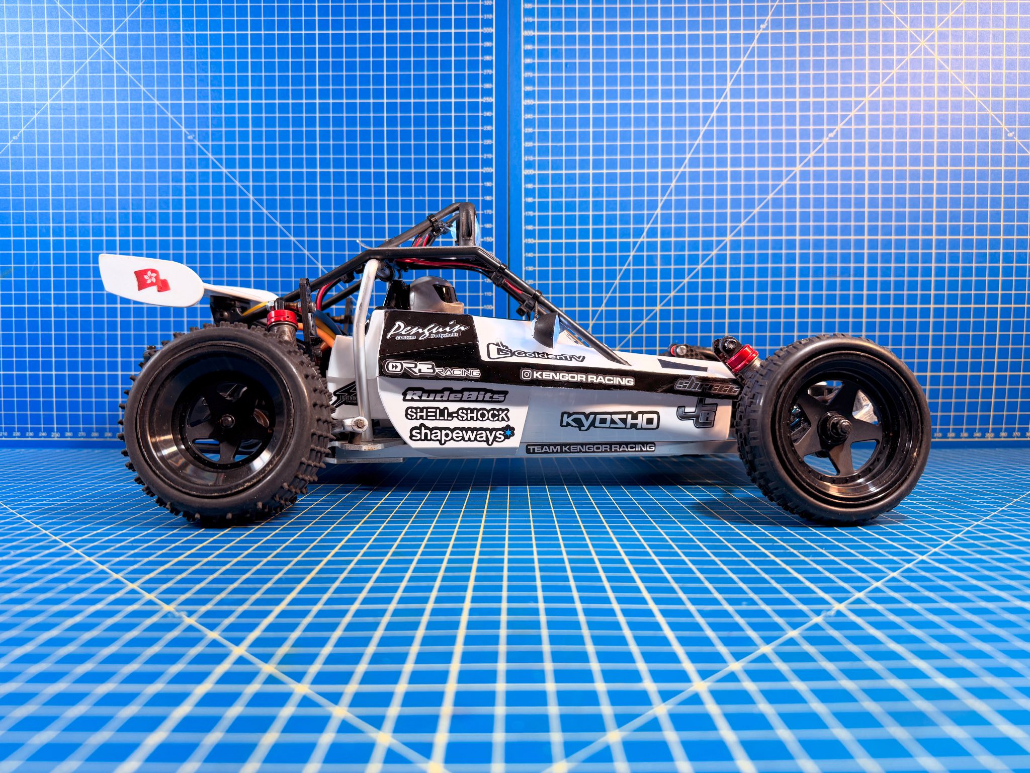 The Kyosho Turbo Scorpion is ready for the MKGP complete with