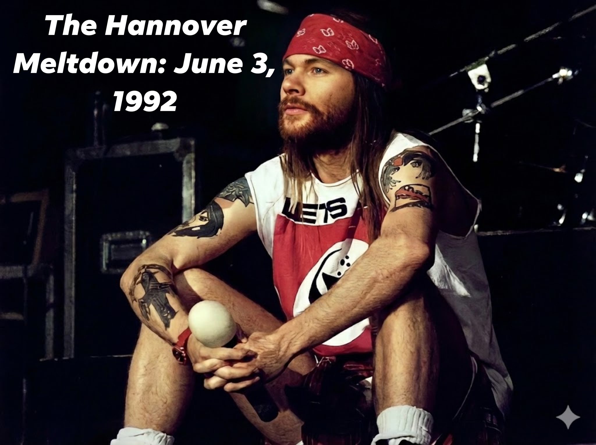 Axl Rose has had enough. It's June 3rd, 1992 and we're in Hannover